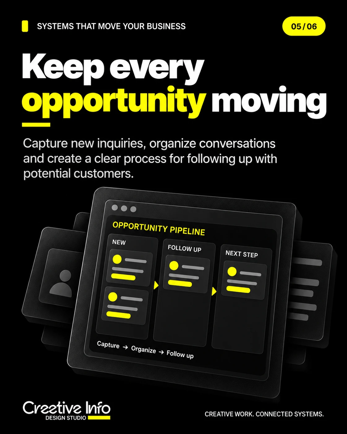 05 — Keep every opportunity moving