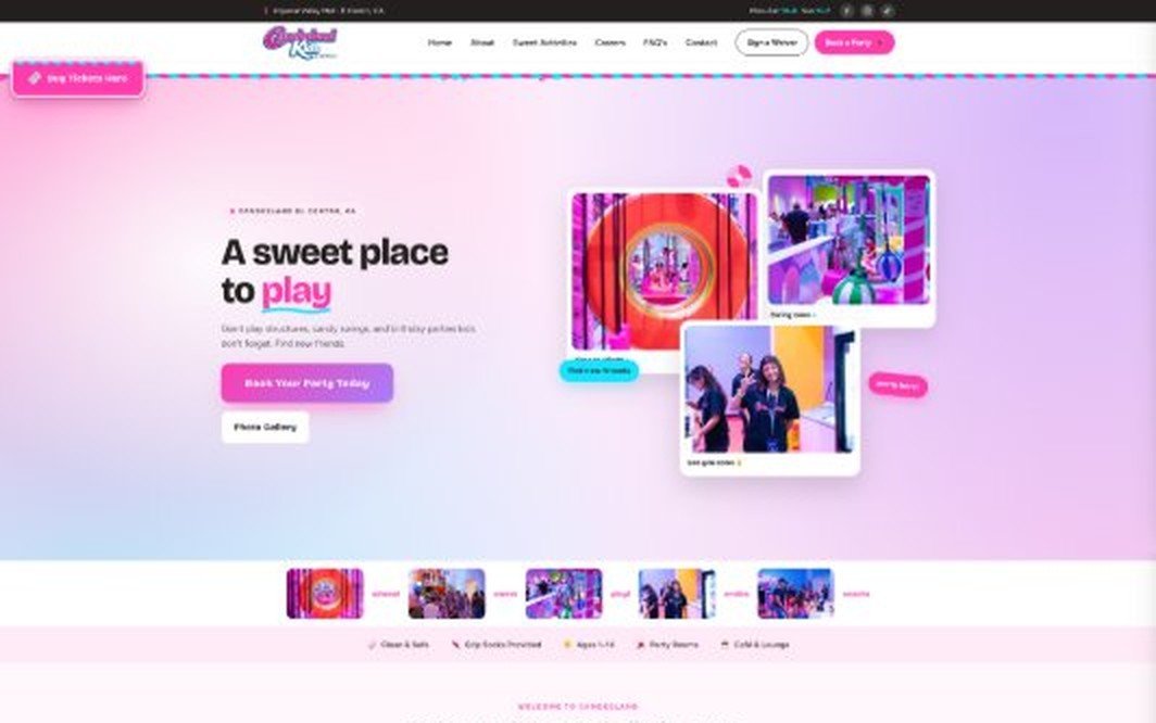 Candeeland El Centro website