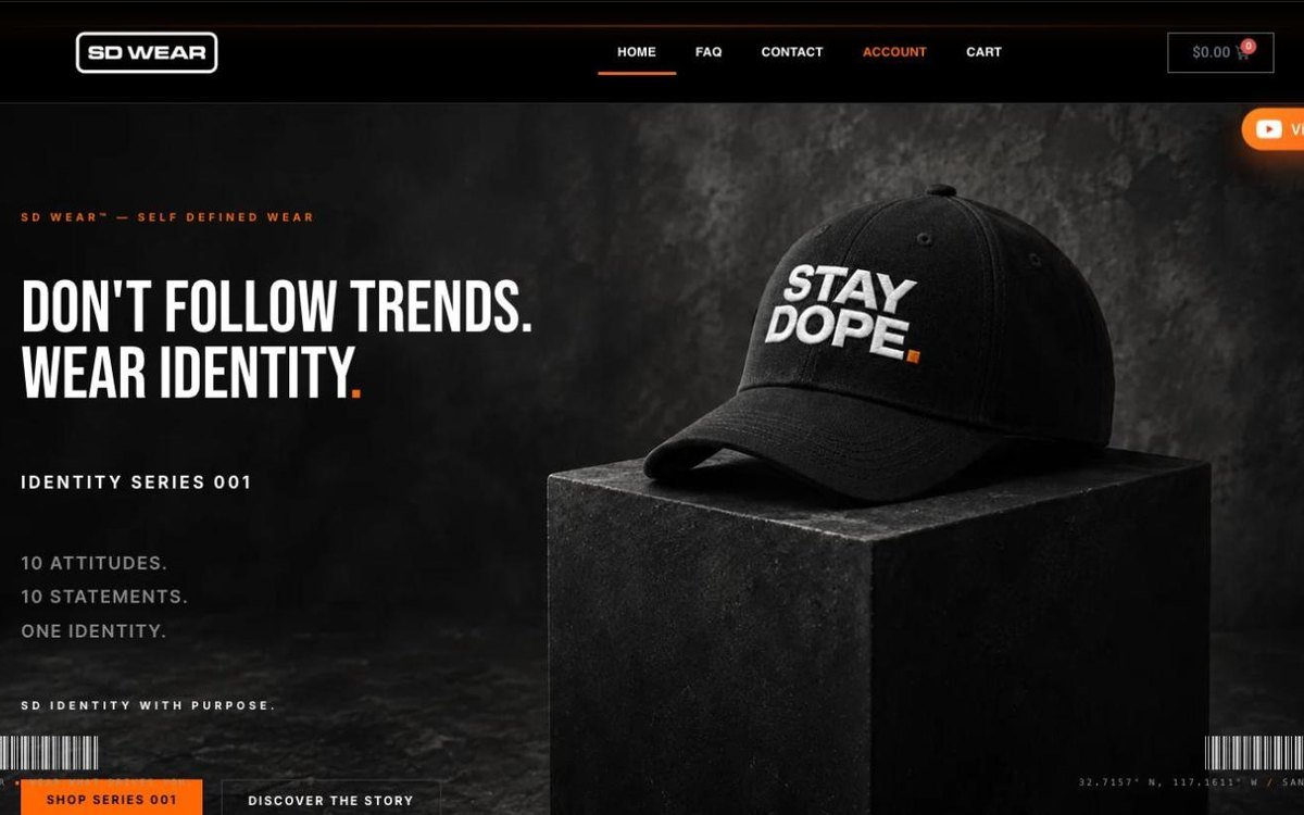 SD Wear website